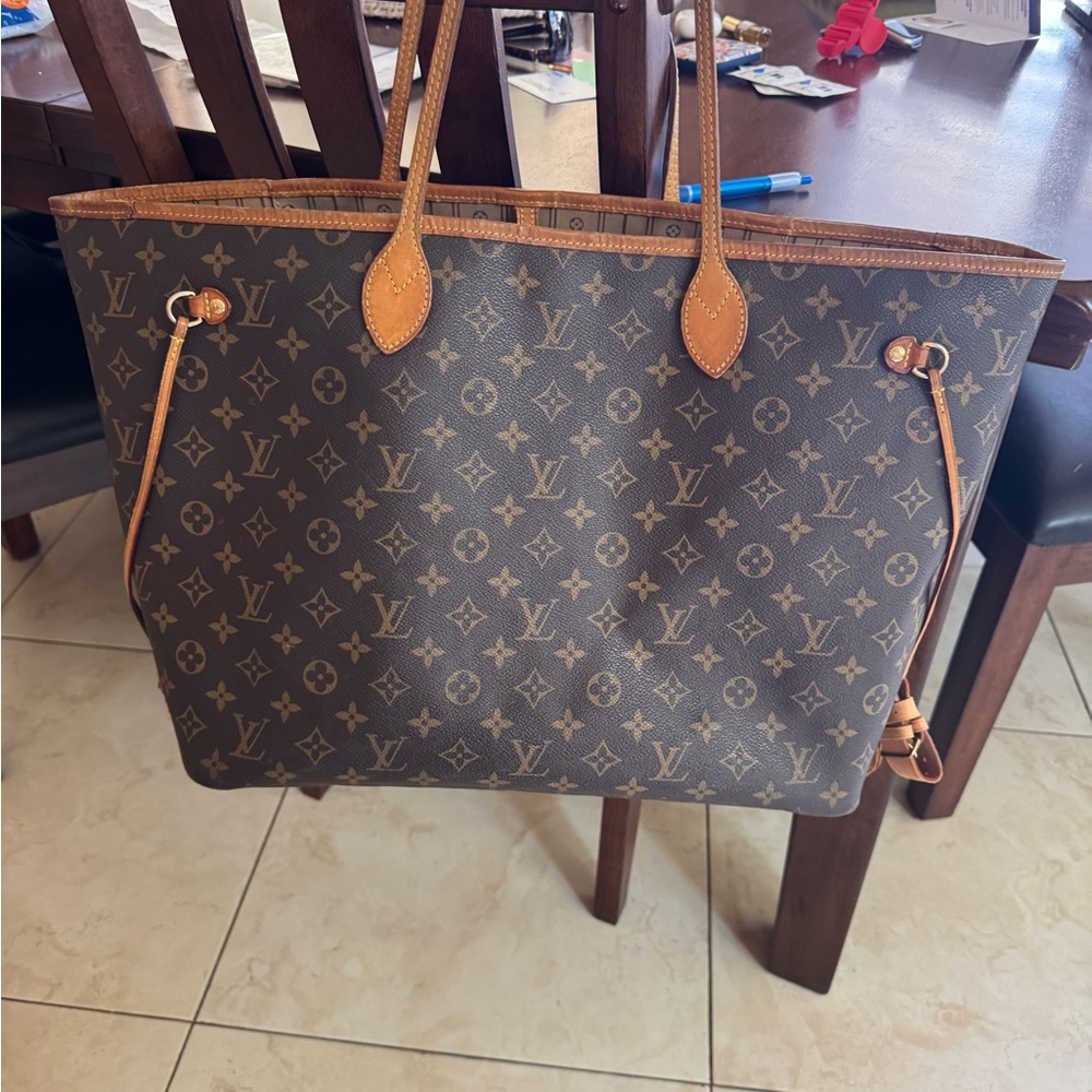Louis Vuitton Brown Monogram Large Neverfull